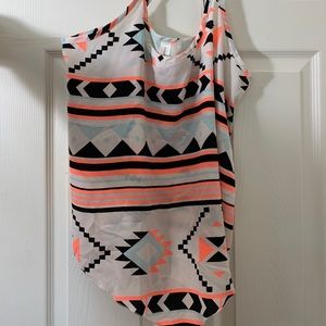 Neon Print Tank Top